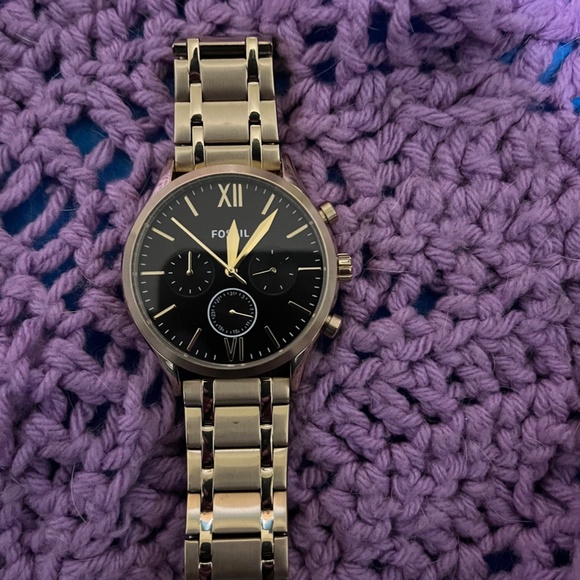 Fossil BQ2366 Fenmore Midsize Multifunction Gold Tone Stainless Steel Watch - Picture 1 of 3